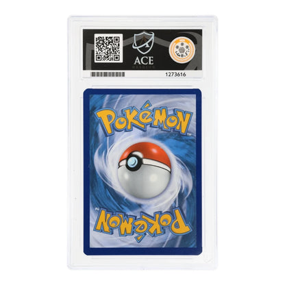 RichRevived graded Arceus V SWSH204 Black Star Promo Pokemon card in an ACE 8 slab, back view showing card design.