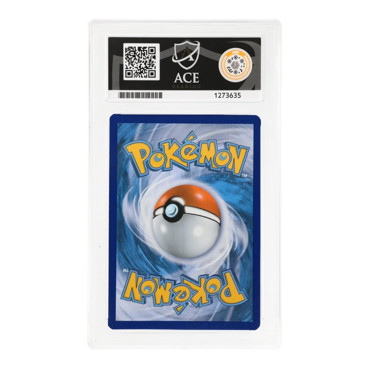 RichRevived ACE 7 graded Gardevoir EX 78/114 Steam Siege Pokemon card back view in protective plastic slab