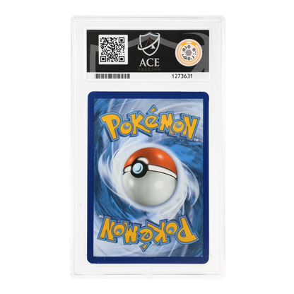 RichRevived ACE 10 Gem Mint graded Ho-Oh V Pokemon card from Silver Tempest in a protective plastic slab back view