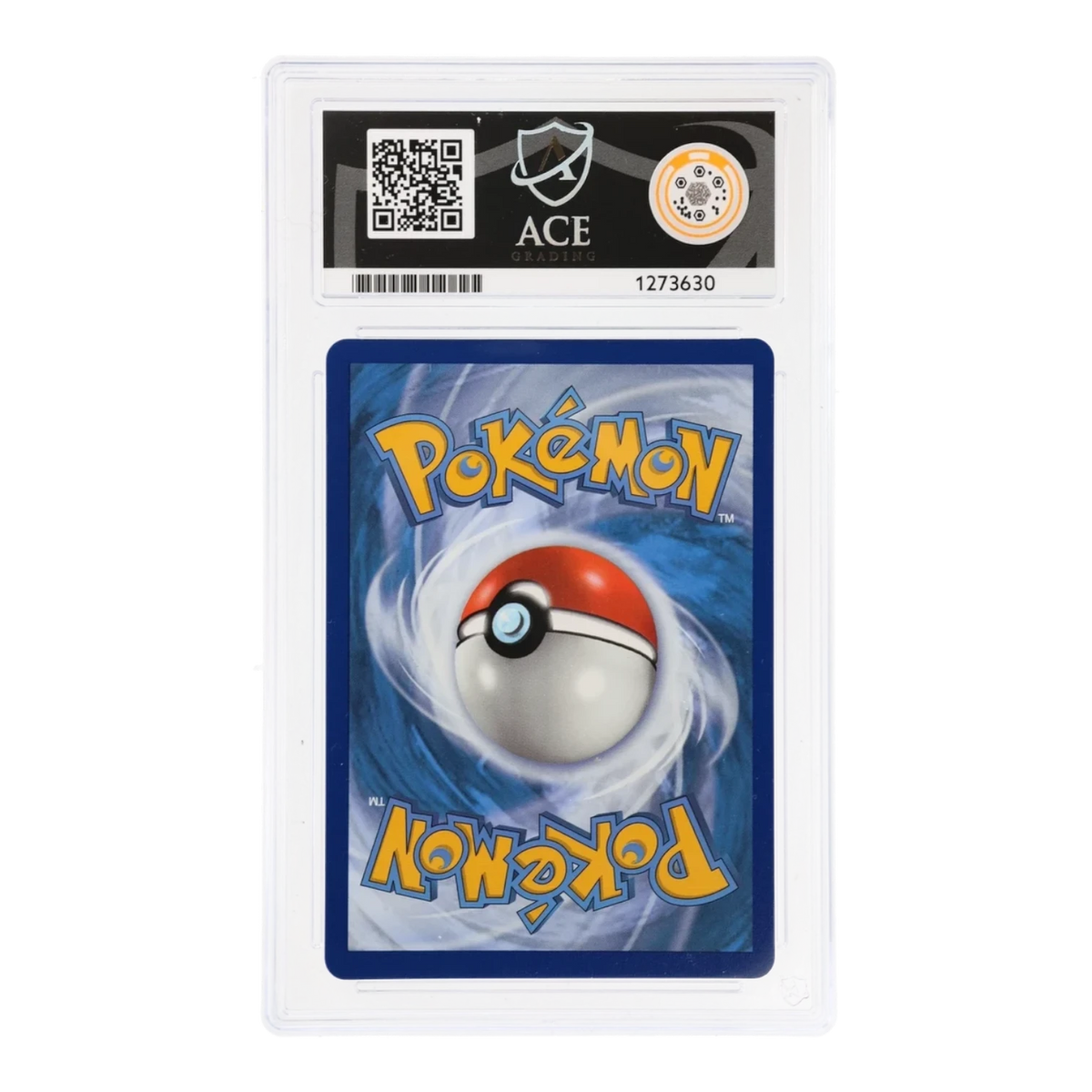 RichRevived ACE 10 Gem Mint graded Lugia VSTAR 202/195 Silver Tempest Pokemon card back view in protective slab