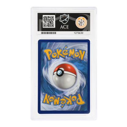 RichRevived ACE 10 Gem Mint graded Lugia VSTAR 202/195 Silver Tempest Pokemon card back view in protective slab