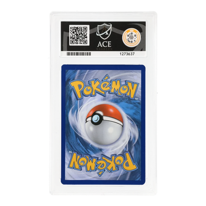 RichRevived ACE 8 graded Magearna EX 110/114 Full Art Pokemon card from Steam Siege set, back view of slab
