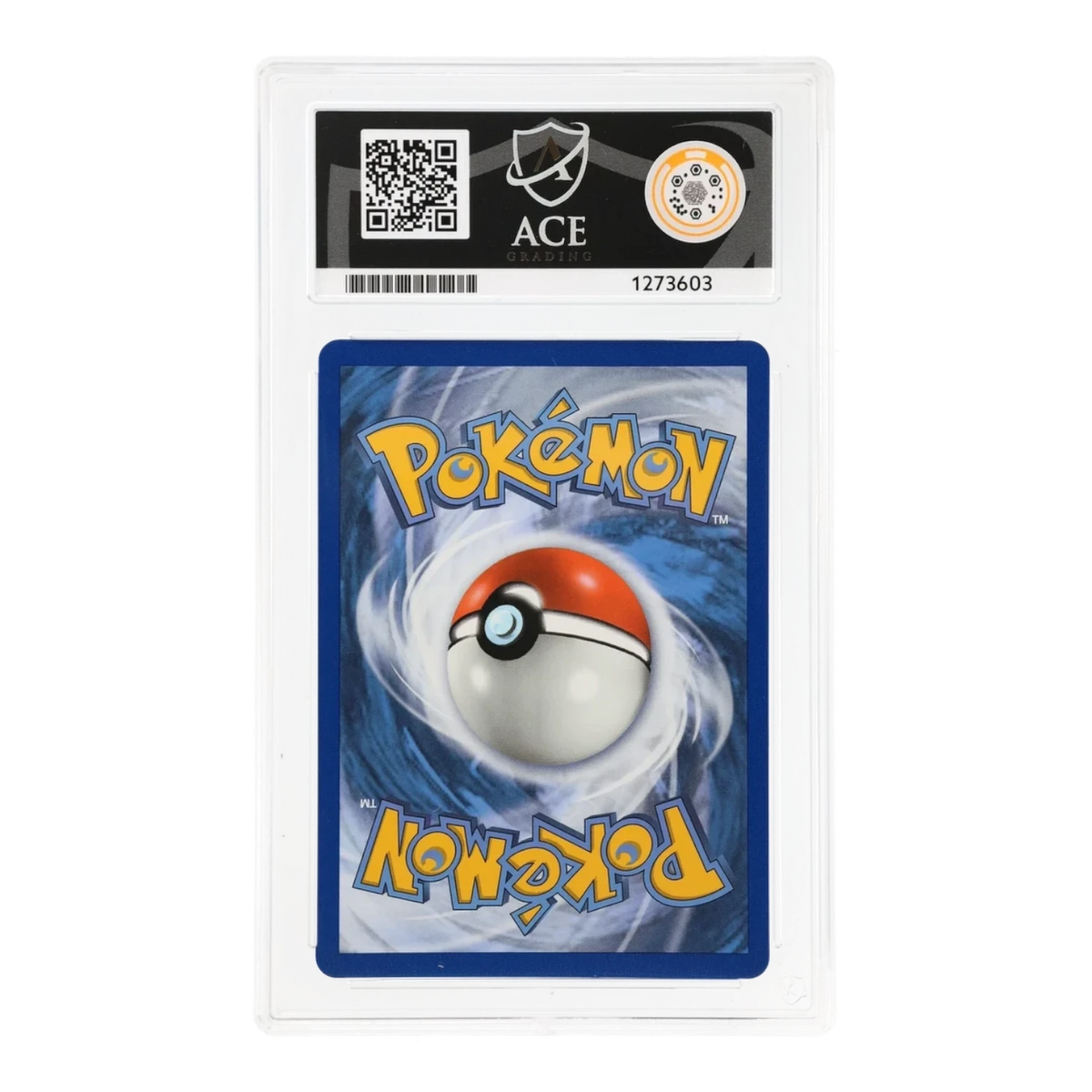 RichRevived ACE 10 Gem Mint graded Morpeko V 190/202 full art Pokemon card back view in protective slab