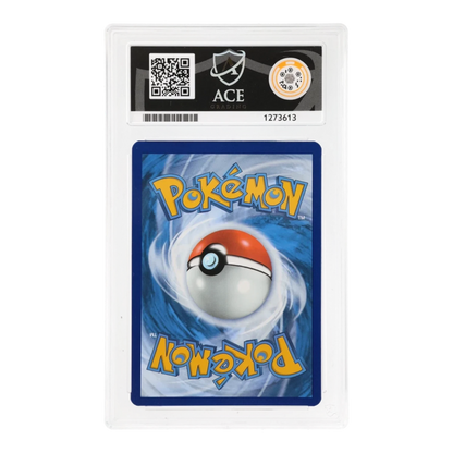 RichRevived ACE 9 Mint graded Pokémon card back view featuring the classic blue and white Poké Ball design