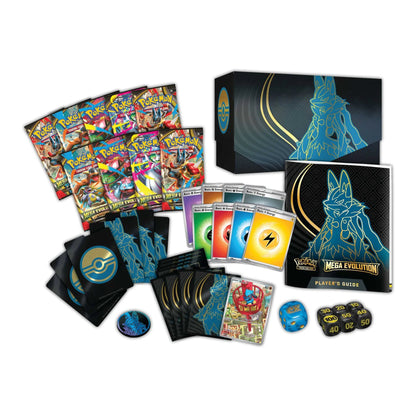 Pokémon TCG Mega Evolution Lucario Elite Trainer Box, further view