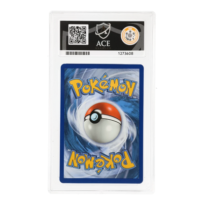 RichRevived graded Snorlax VMAX 206/202 rainbow secret rare Pokemon card in an ACE 10 Gem Mint slab back view