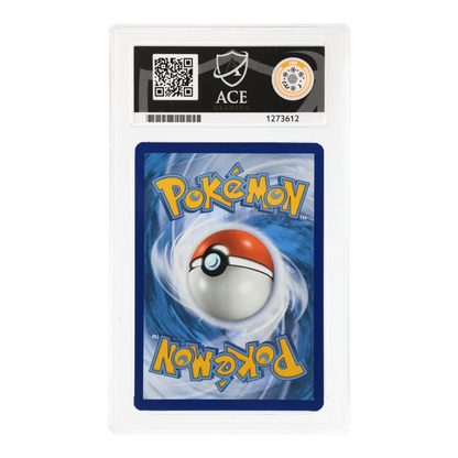 RichRevived graded ACE 9 Mint Squirtle Pokémon card back view in a protective slab