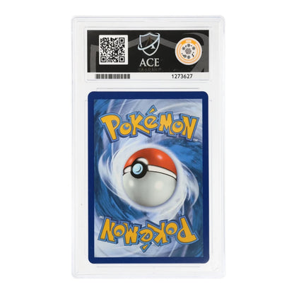 RichRevived ACE 9 Mint graded Unown V 177/195 Silver Tempest special art Pokemon card back view in protective slab