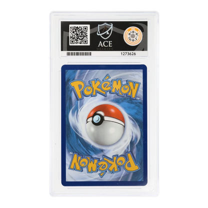 RichRevived ACE 10 Gem Mint graded Pokemon card back view featuring the classic blue and white Pokeball design.