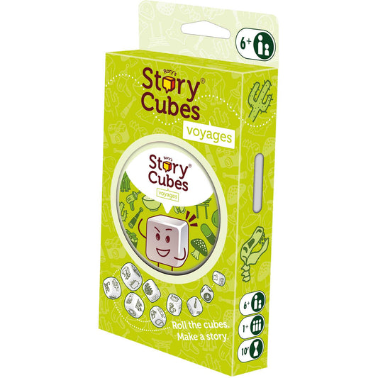 Rory's Story Cubes Voyages travel-themed story dice in eco blister