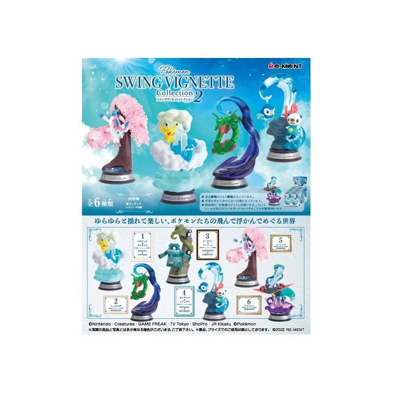 Official Pokémon Japan Swing Vignette Collection 2 Re-Ment Blind Box Figure