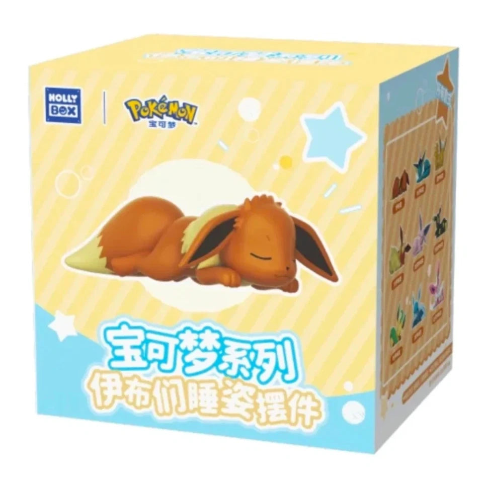 Official Pokémon Holly Box Sleeping Eeveelution Blind Box