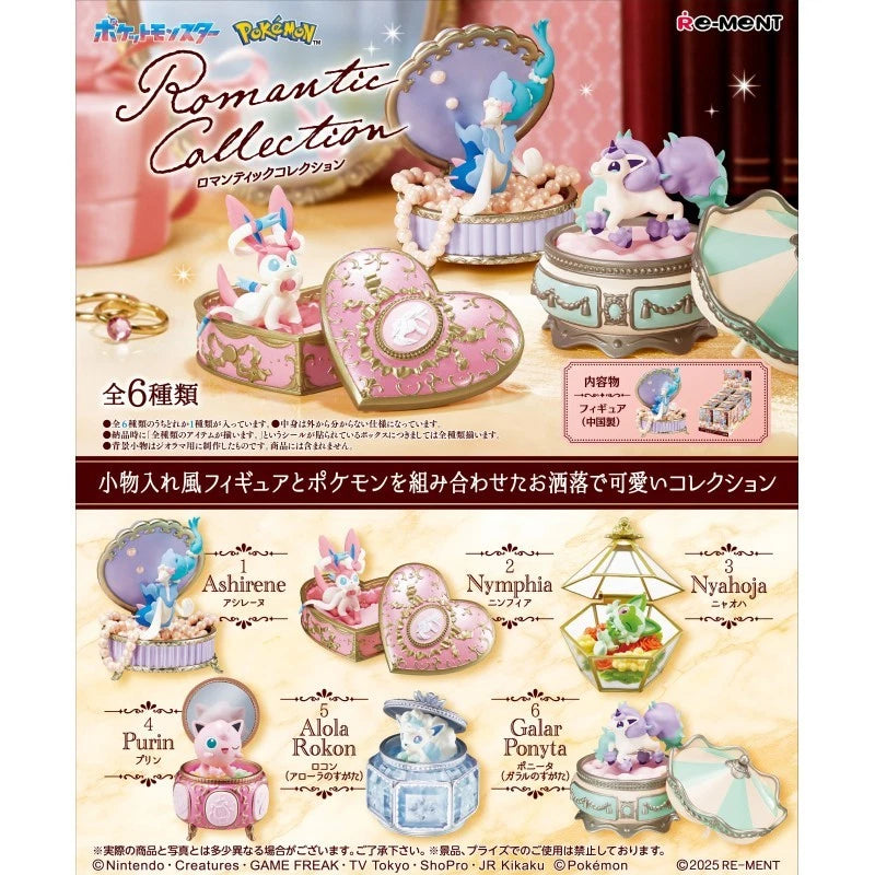 Official Pokémon Japan Romantic Collection Re-Ment Blind Box Figure