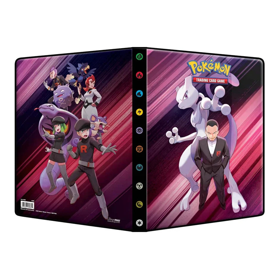 Pokémon TCG Destined Rivals Team Rocket 9-pocket binder, main product shot