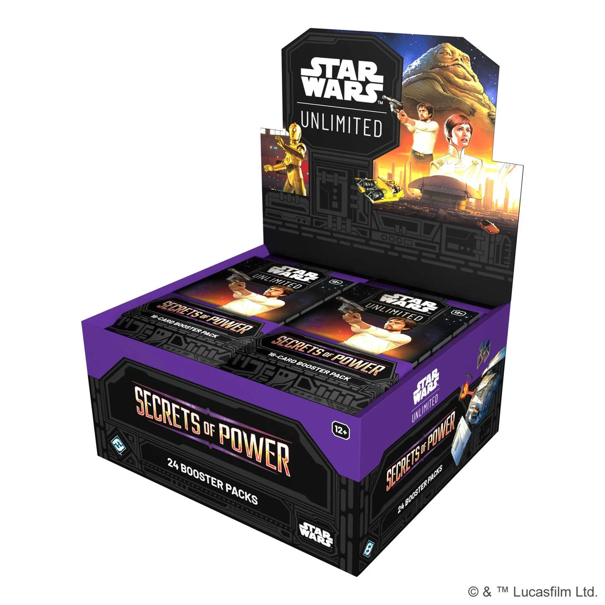 Star Wars: Unlimited Secrets of Power booster display, additional view